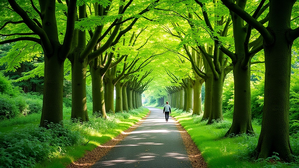 Muckross peninsula shade pathways